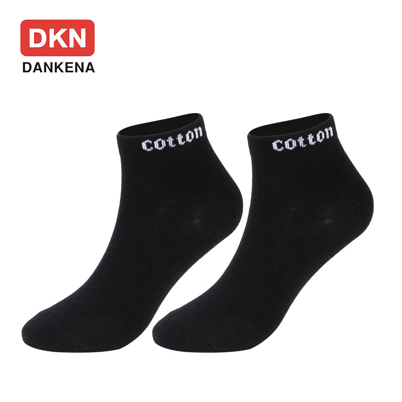 DANKENA 10 Pairs Parent-child Socks Boat Socks Stockings Socks White White White Plate Cotton Low Socks